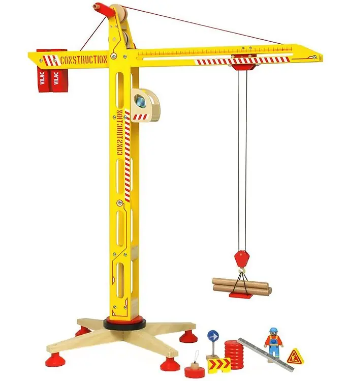 Vilac Houten Speelgoed - Kraan - 80 cm Premium