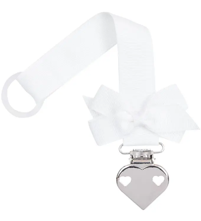 Little Wonders Speenketting - Wit m. Vlinderdas/Hart Alleen Vandaag