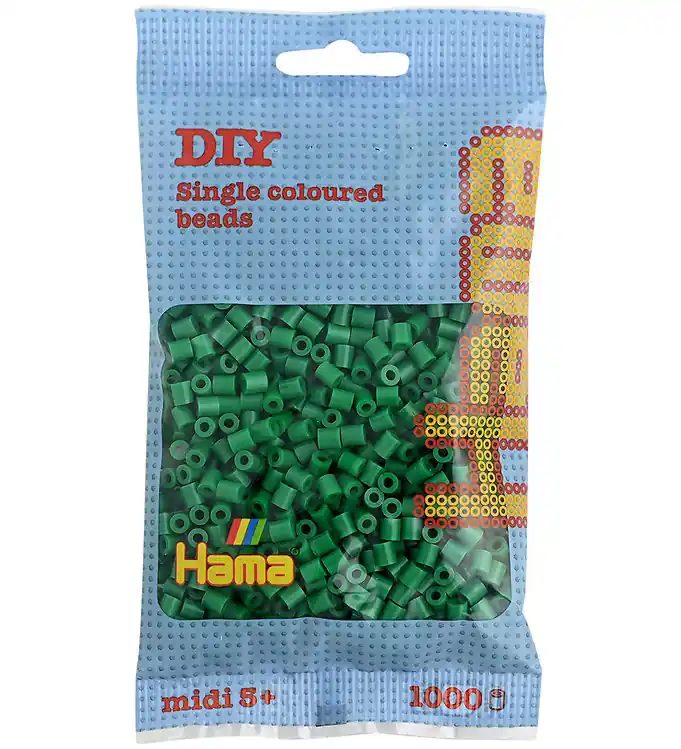 Finale Uitverkoop Hama Midi Kralen - 1000 st. - 10 Groen