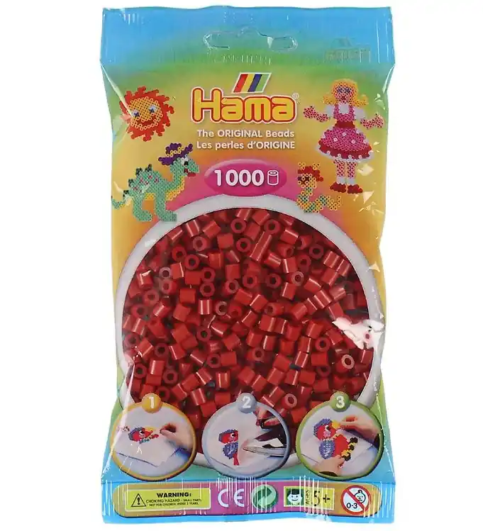 Laatste Versie Hama Midi Kralen - 1000 st. - 22 Kerstrood
