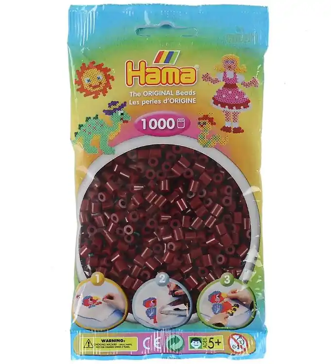 Hoge Kwaliteit Hama Midi Kralen - 1000 st. - 30 Donkerrood