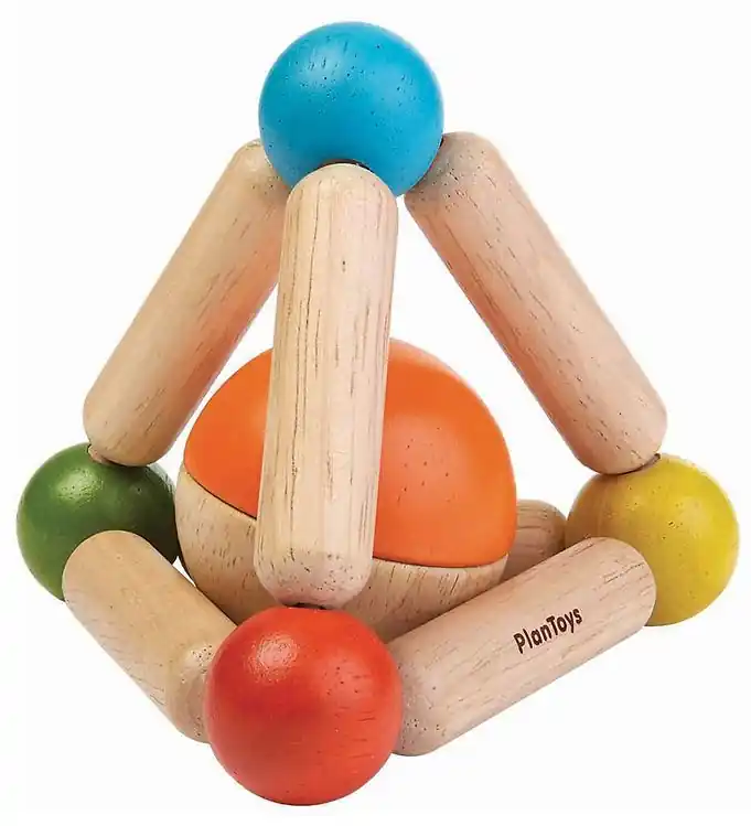 Koopje PlanToys Grijpspeelgoed - Driehoek - Multicolour