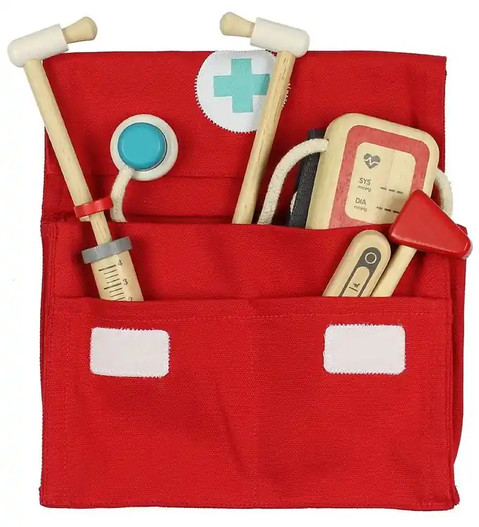 Express Levering PlanToys Speelset - Hout - Dokterstas