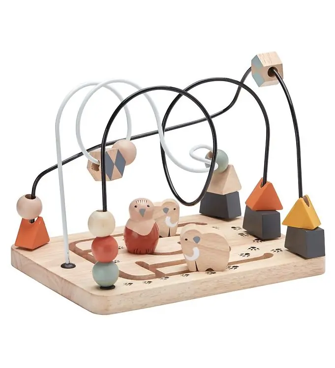 Hete Deal Kids Concept Activiteitenspeelgoed - Naturel m. Dier