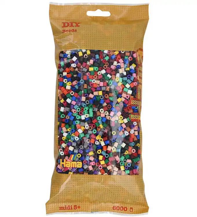 Voordeelprijs Hama Midi Kralen - 6000 st. - 67 Multicolour