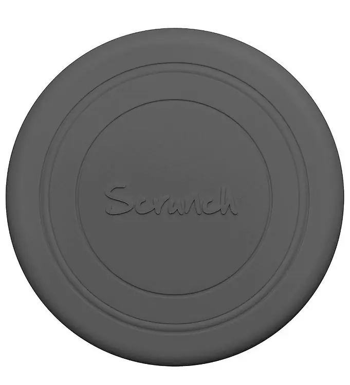 Scrunch Frisbee - Silicone - Ø18 cm - Donkergrijs Hoge Kwaliteit