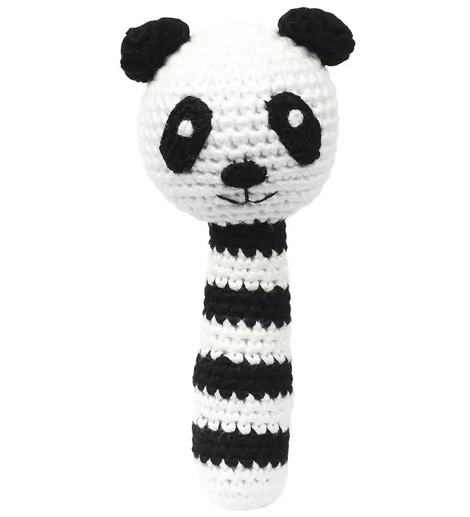 NatureZoo Rammelaar - Sir Panda - Zwart/Wit Alleen Vandaag