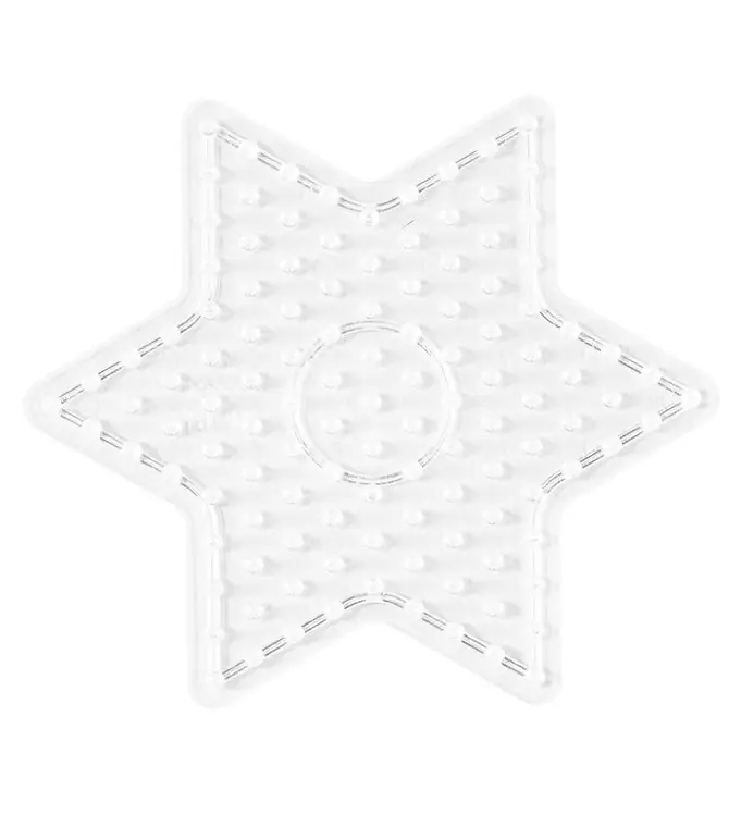 Hama Midi Kralen Mal - Klein Ster - Transparant Koop Vandaag