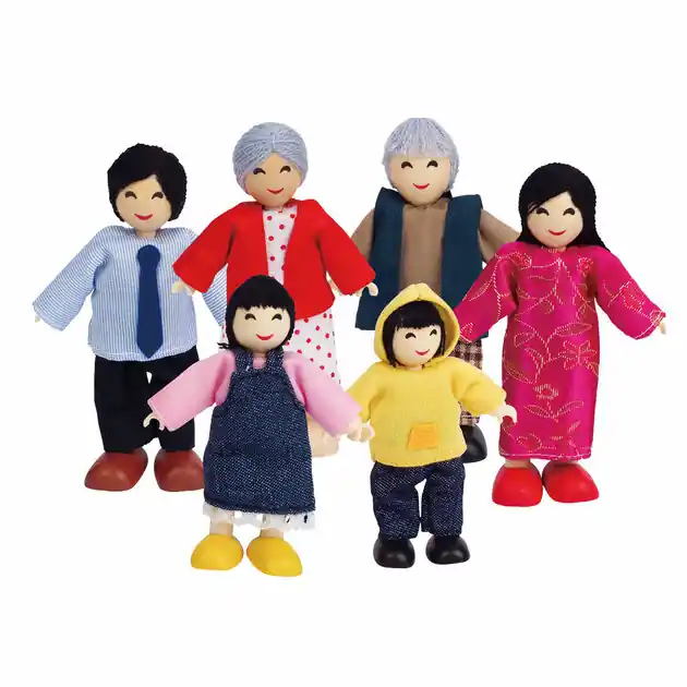 Bestel Nu Hape Poppenhuis Familie Aziatisch