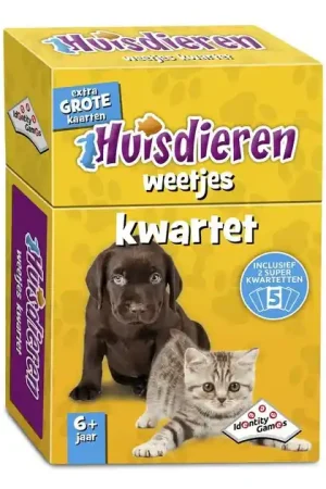 Aanbieding Huisdieren Weetjes Kwartet
