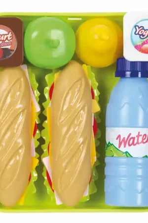 Rechtstreeks Van De Fabrikant Ecoiffier 100% Chef Sandwich Set met Dienblad