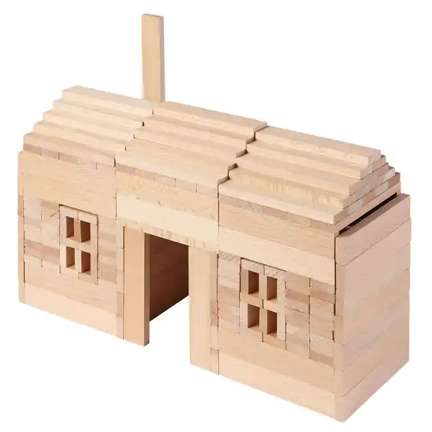 Gratis Retour Goki Houten Bouwplankjes, 200dlg.