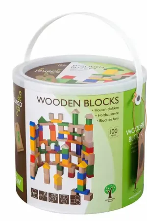 Jouéco Houten Blokken, 100st. Koop Online