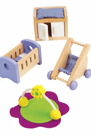 Voordeelprijs Hape Poppenhuis Babykamer