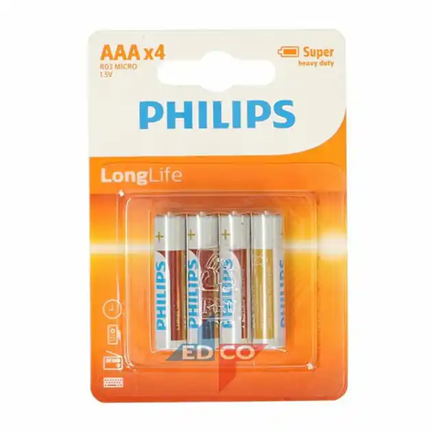 Dagaanbieding Philips Batterij R3 AAA Long Life