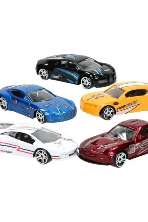 Super Cars Die-cast Auto, 5st. Direct Verzonden