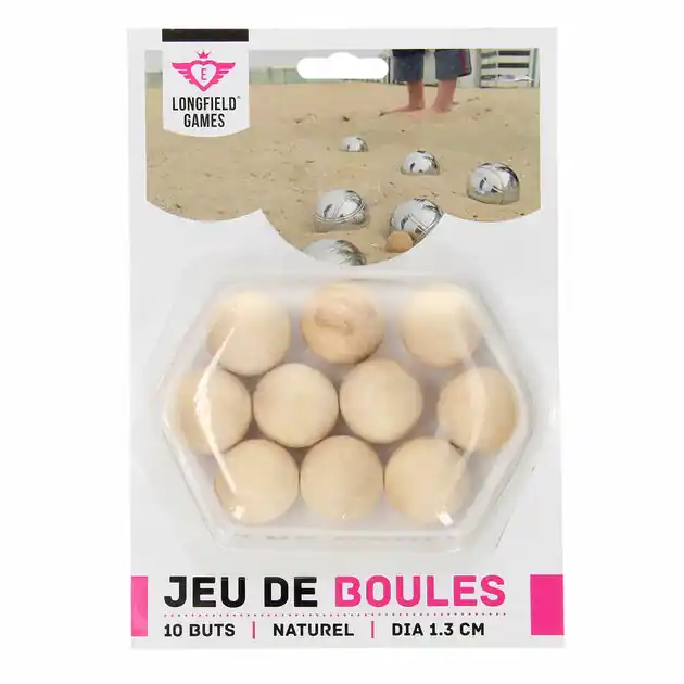 Korting Houten Jeu de Boules Buts, 10st.