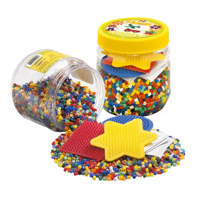 Hama Midi Strijkkralenset in Pot, 4000st. Express Levering