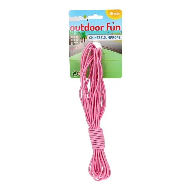 Elastiekenspel 10 meter - Roze Uitverkoop