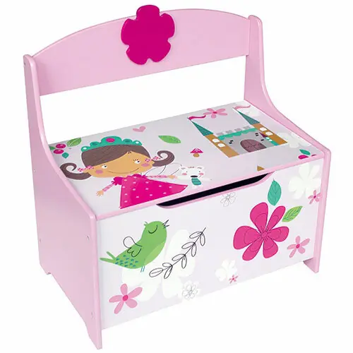 Houten Speelgoedbank Roze Flitsaanbieding