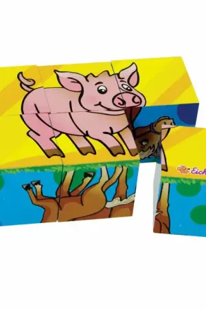 Eichhorn Blokpuzzel, 6dlg. Beperkte Voorraad