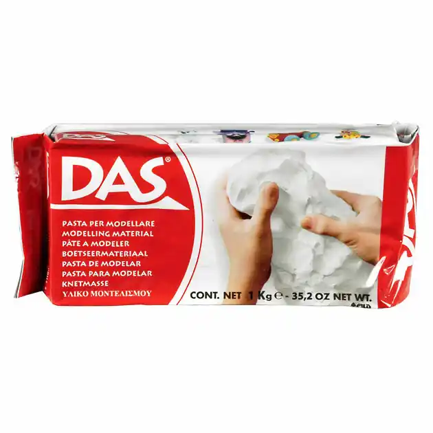 Finale Uitverkoop DAS Boetseerklei - Wit, 1kg