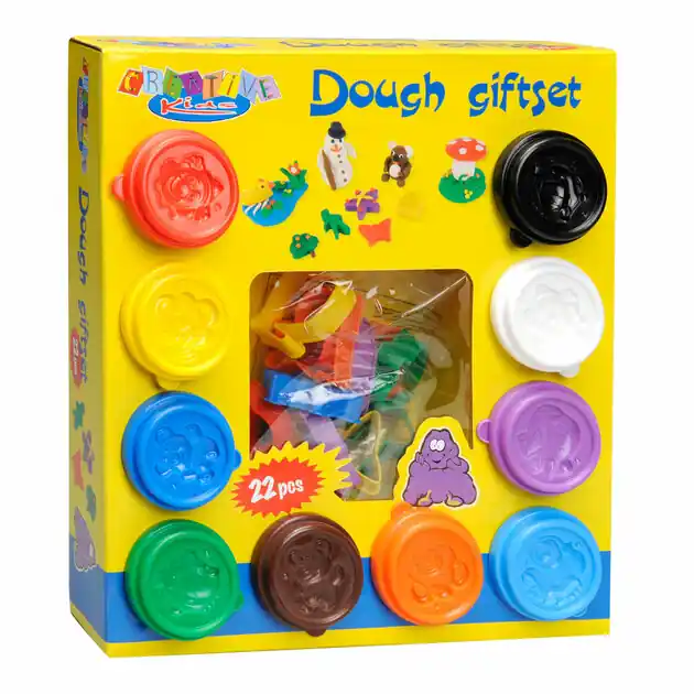 Beperkte Voorraad Kleiset - 10 Kleuren Klei - 22dlg.