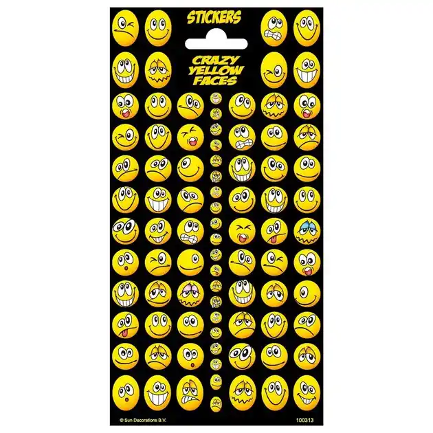 Speciale Aanbieding Stickervel Twinkle - Grappige Gezichten