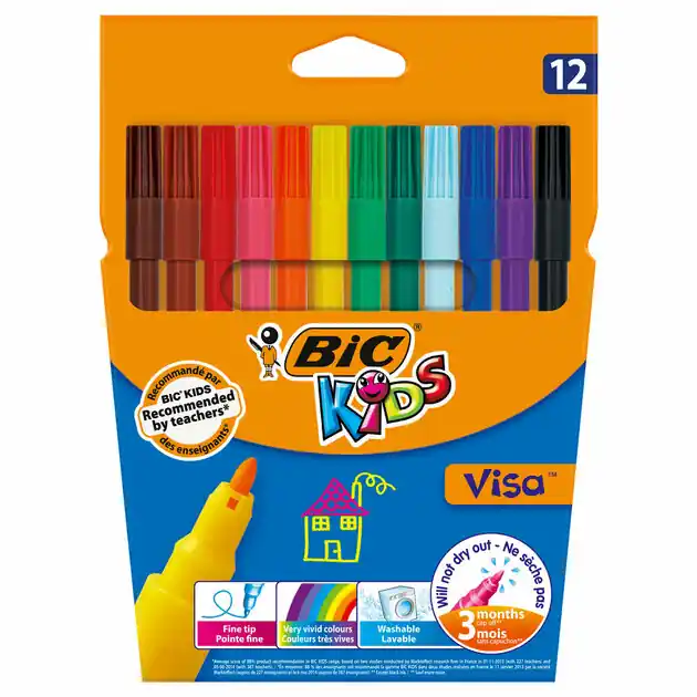 BIC Kids Visa, 12st. Lage Prijs