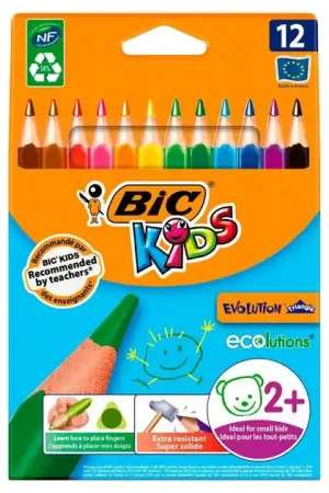 BIC Kids ECOlutions Evolution Triangle, 12st. Beperkte Voorraad