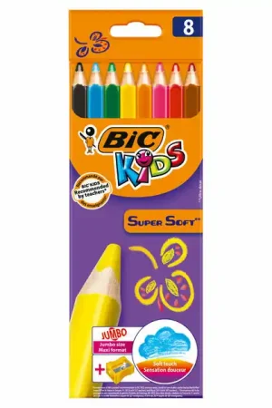 BIC Kids Supersoft, 8st. Laatste Versie