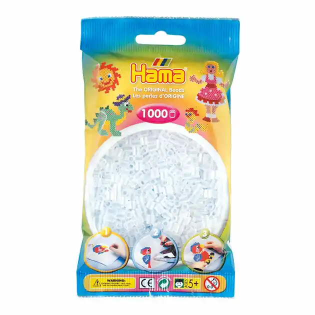 Hama Midi Strijkkralen - Transparant (019), 1000st. Must-Have