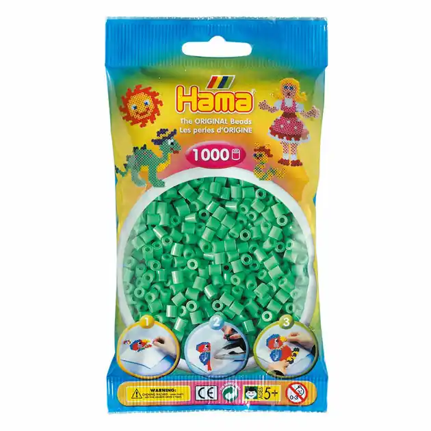 Op = Op Hama Midi Strijkkralen - Mintgroen (011), 1000st.
