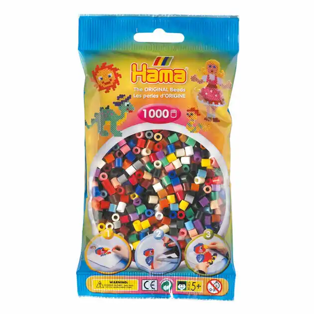 Hama Midi Strijkkralenmix 3, 1000st. Tijdelijk Beschikbaar