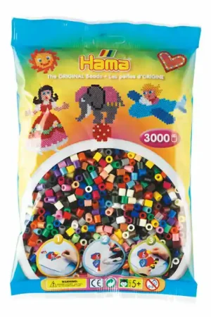 Beperkt Aanbod Hama Midi Strijkkralenmix, 3000st.