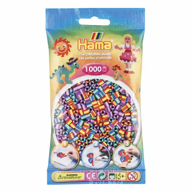Premium Hama Midi Strijkkralenmix - Gestreept (092), 1000st.