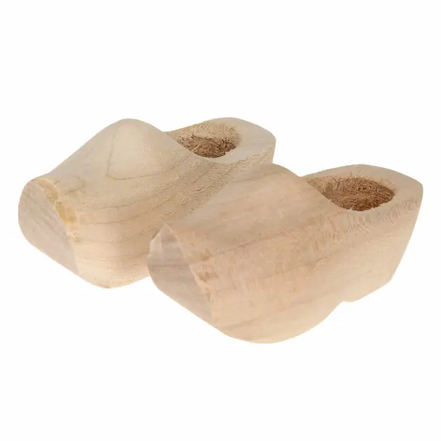 Houten Klompjes, 6cm Betrouwbaar