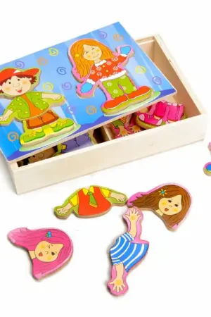 Fabrieksprijs Aankleedpuzzel Jongen en Meisje