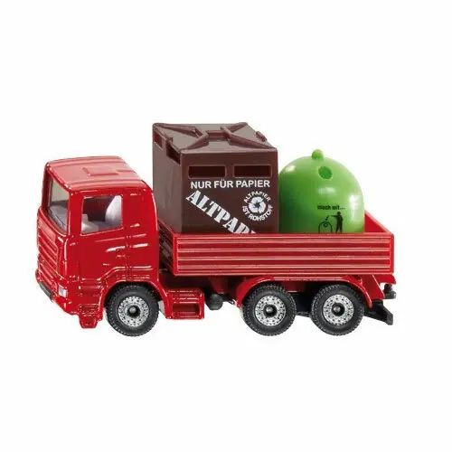 Flitsaanbieding Siku 0828 Recycling Transporter 1:87