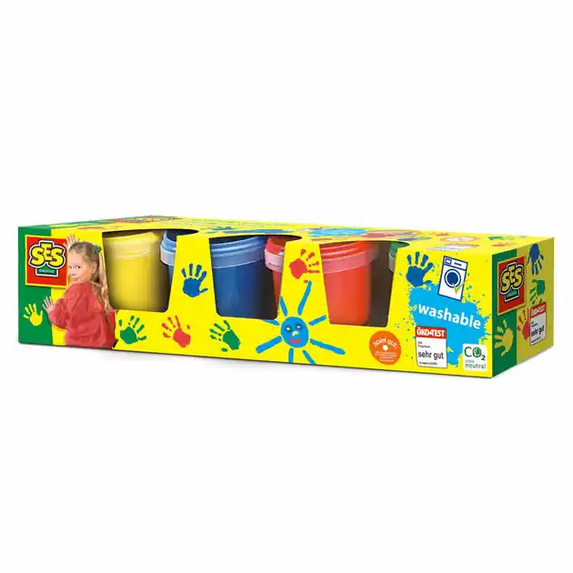 SES Vingerverf, 4 Kleuren Merkproduct