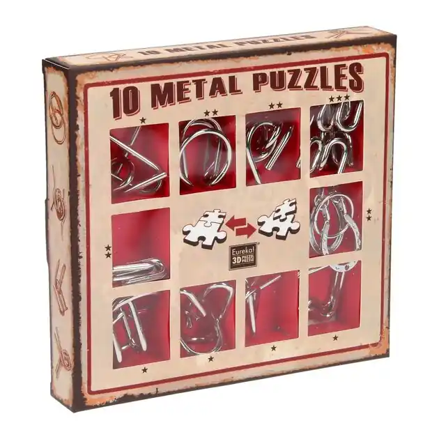 Premium Breinpuzzelset Rood, 10st.