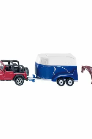 Siku 1651 Personenauto Met Paardentrailer Shop Nu