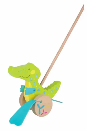 Uitverkoop Goki Susibelle Duwfiguur Krokodil