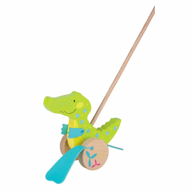 Uitverkoop Goki Susibelle Duwfiguur Krokodil