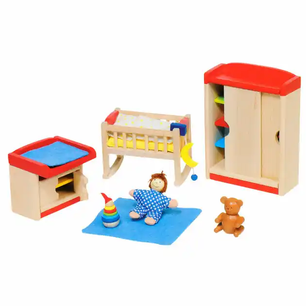 Gratis Retour Goki Babykamer voor Poppenhuis