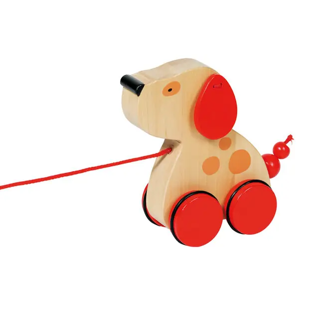 Direct Verzonden Goki Houten Trekdier Hond