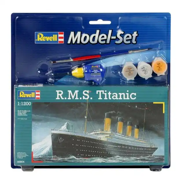 Revell Model Set - Titanic 40dlg. - Incl. Basiskleuren Verf Gereduceerde Prijs