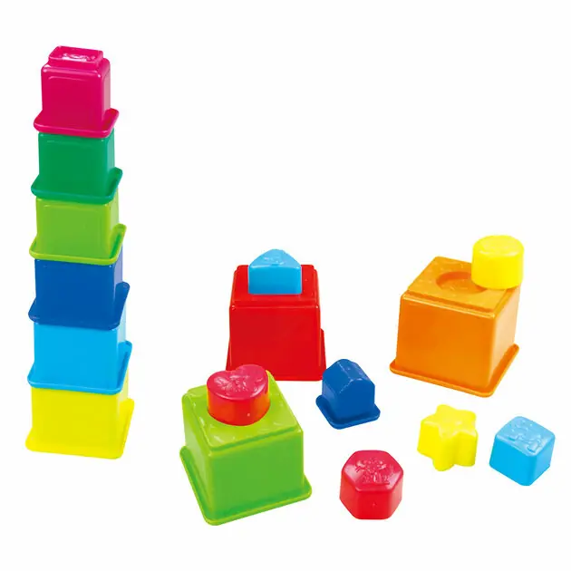 Playgo Sorteer en Leer Stapelblokken Populair