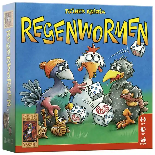 999 Games Regenwormen Populair