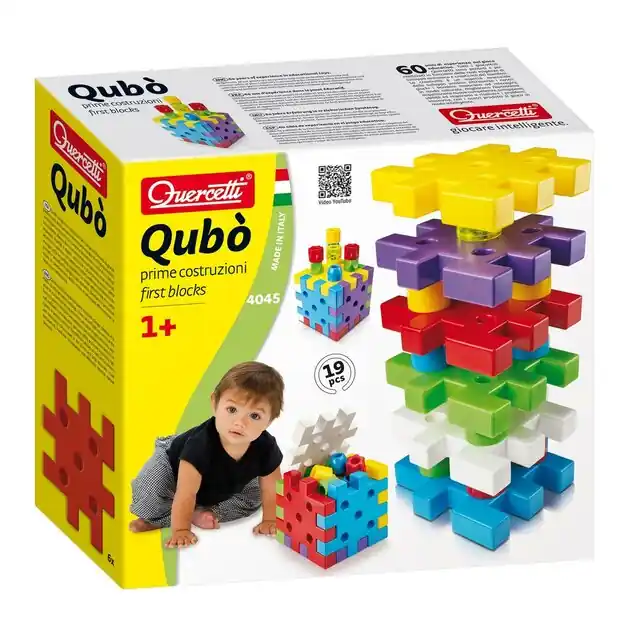 Quercetti Qubo Eerste Blokken Exclusieve Aanbieding